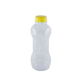 Clear Plastic Juice Bottle 500ML Dumbbell Lid